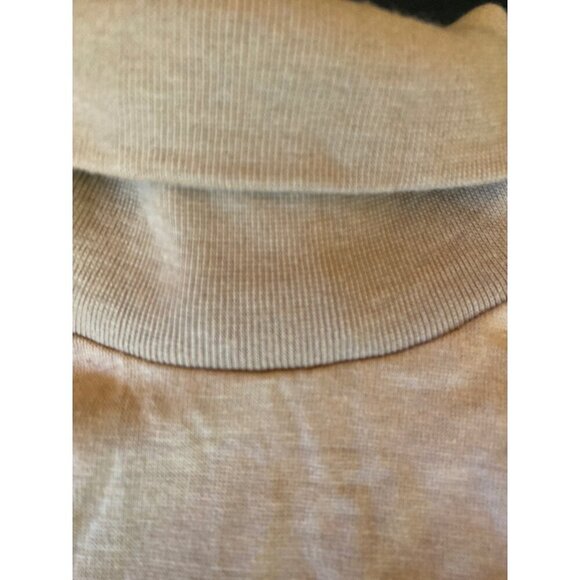 Vintage 1980's Encino Khaki Turtleneck Size 16 - Picture 3 of 5